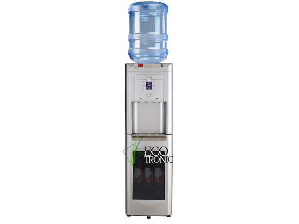 Кулер для воды напольный с холодильником Ecotronic C15-LZ с винным шкафчиком
