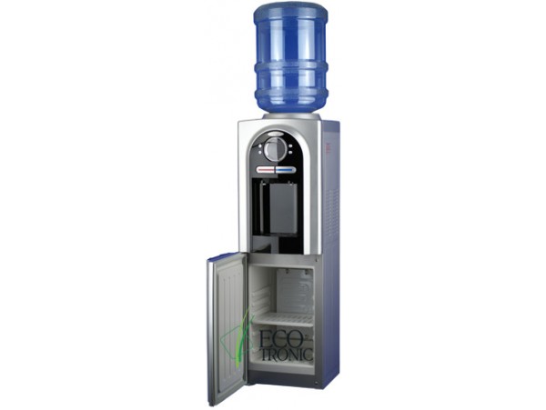 Кулер для воды напольный с холодильником Ecotronic C2-LFPM black/silver